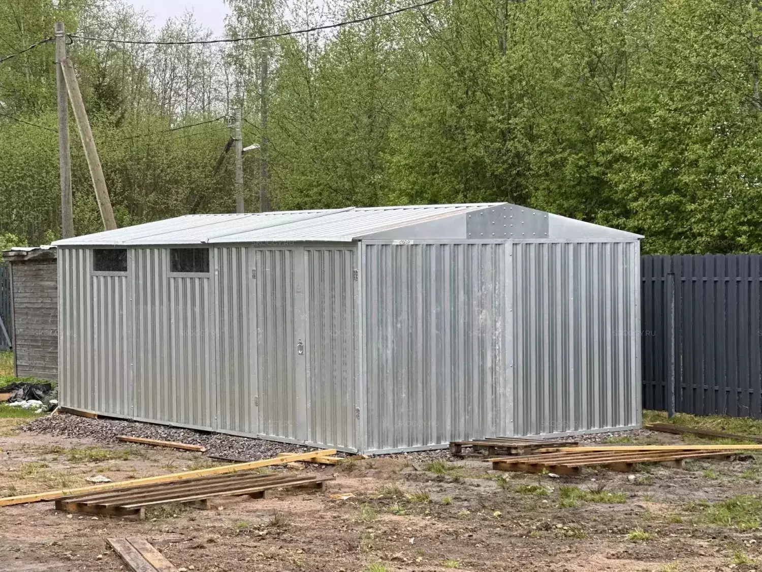 Гараж SKOGGY 7,12 м: надёжное хранение для загородного участка