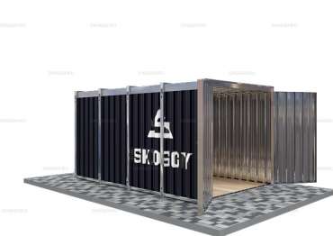 Хозблок с Плоской Крышей Усиленный SKOGGY 4м