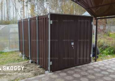Гараж для квадроцикла с Плоской Крышей Усиленный SKOGGY 4м