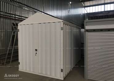 Дровница с Двускатной Крышей Стандартный SKOGGY 3м