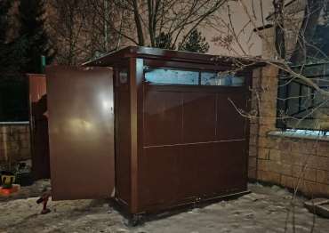 Люксовый хозблок с плоской крышей в дер. Славково, г.о. Истра, МО