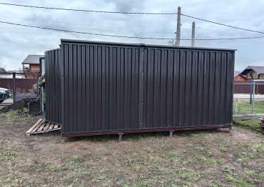 Металлический хозблок SKOGGY RAL 8019