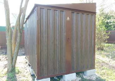 Индивидуальный хозблок SKOGGY 4,12×2,16×2,45 м для мототехники