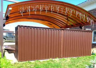 Хозблок SKOGGY с плоской крышей для хранения