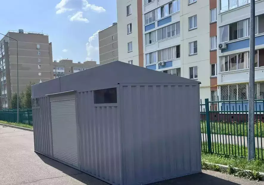 Модульный хозблок SKOGGY в сером цвете