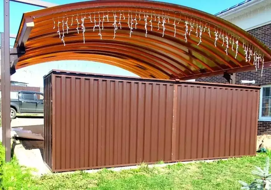Хозблок SKOGGY с плоской крышей для хранения